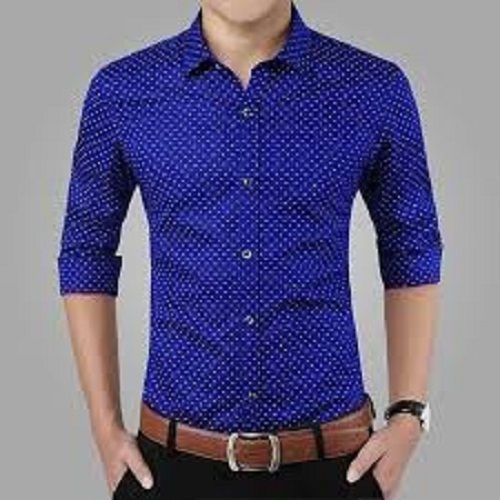 Anti Wrinkle Lightweight Comfortable To Wear Full Sleeves Printed Men Casual Shirts Age Group: 18-26