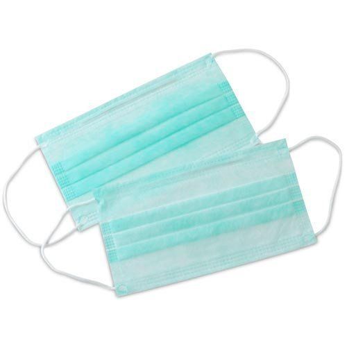 Non Woven Fabric Light Weight Comfortable Ear Loop And Disposable Blue Face Mask