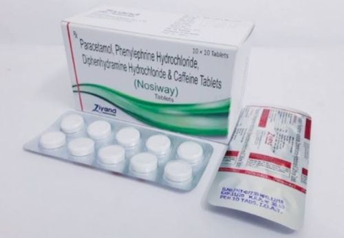 Paracetamol Hydrochloride Nosiway Tablets , 10 X 10 Tab.