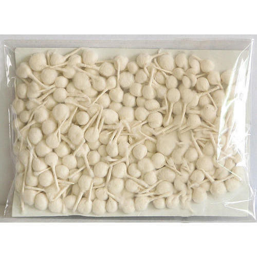 Round Shape Cotton Wicks, Packaging Type: Packet With 4-5mm Wick Thickness