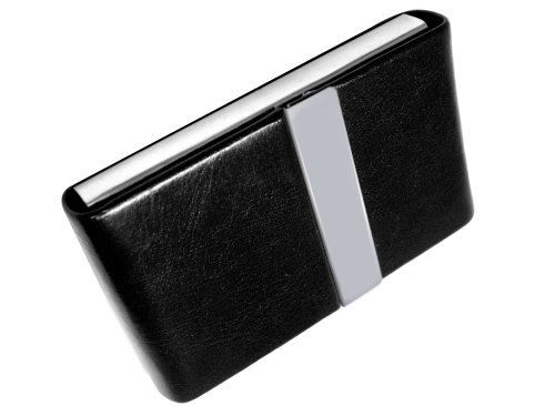 100% Eco-Friendly Lightweighted Black Leather Visiting Id Card Holders Application: Home And Office