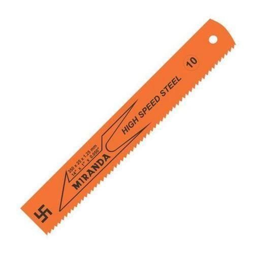 Orange Rust-Proof High-Speed Steel Single-Sided Hand Hacksaw Blades