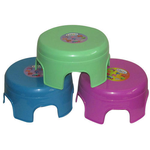 Colored Plastic Bath Stool For Bathroom