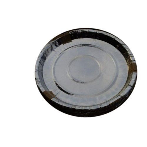 Dark Brown Disposable Paper Plate For Event And Party Eco Friendly Use And Throw Compostable Size: 7 Inches