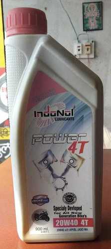 Brown Indonol Power 20W40 4T Lubricant Engine Oil, Net Vol. 900Ml Plastic Bottle