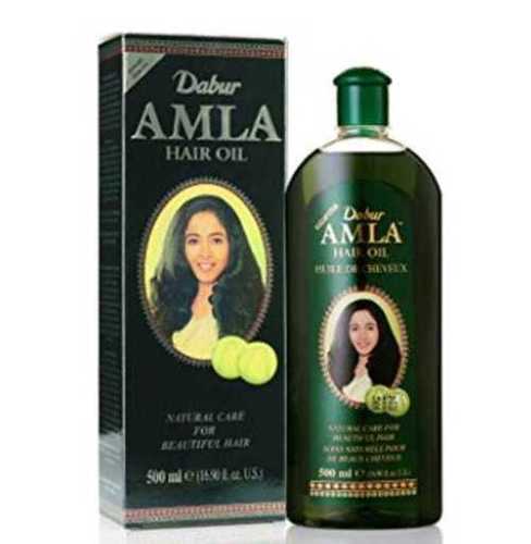 100% Dabur Amla Hair Oil 500Ml Rich In Vitamin C Antioxidants With ...