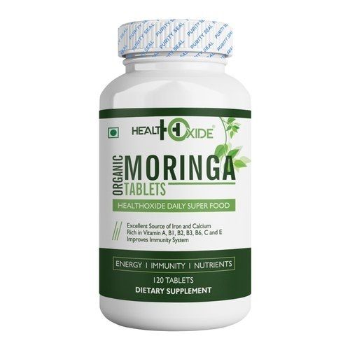 Organic Moringa Dietary Supplements Tablets Shelf Life: 2 Years