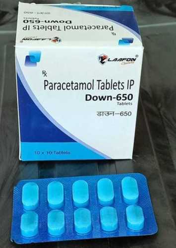 Paracetamol Tablet Down - 650 Mg, 10 x 10 Tab.