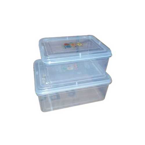 Airtight Plastic Box White Transparent, Dishwasher Safe Bpa Free And Freezer Safe 