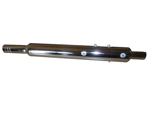 Silver Color Rust-Proof Durable And Long-Lasting Auromobile Silencer For Royal Enfield Motorcycle Vehicle Type: Bike