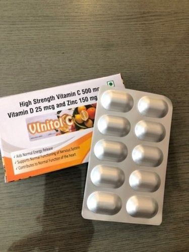 Vlnitol C High Strength Vitamin C 500 Mr Vitamin D And Zinc Tablets Generic Drugs