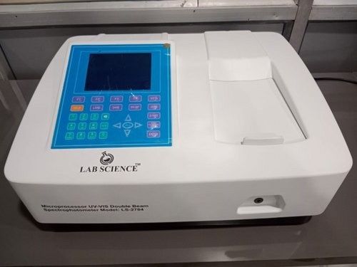 White Portable Uv Visible Double Beam Spectrometer With Digital Display, 190-1000 Nm Machine Weight: 30  Kilograms (Kg)