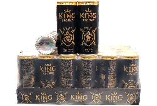 100% King Legend Energy Drink Can 250ml For Adults With Full Energy