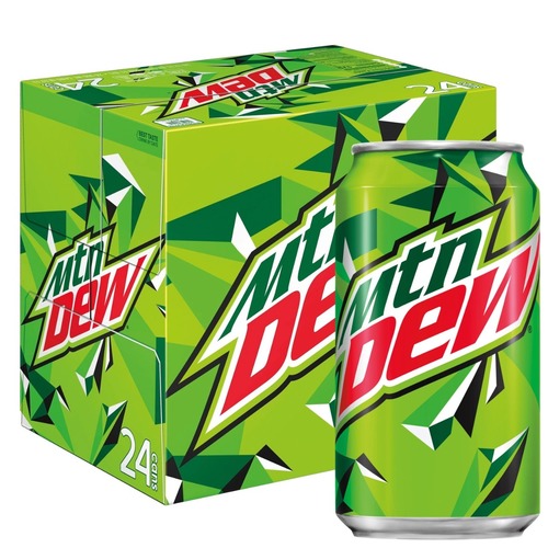 100% Vegetarian Mountain Dew Soft Drink Tinned Can 250 Ml With Lemon Flavor Alcohol Content (%): 0%