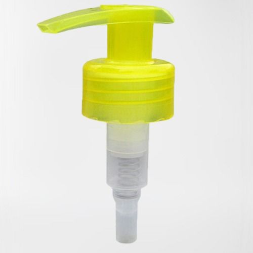 2 Ml Liquid Dispense Yellow And White Plastic Lotion Pump