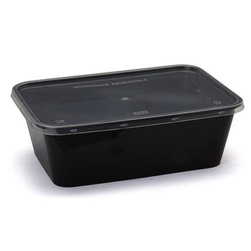Black Food Grade Packaging Container 
