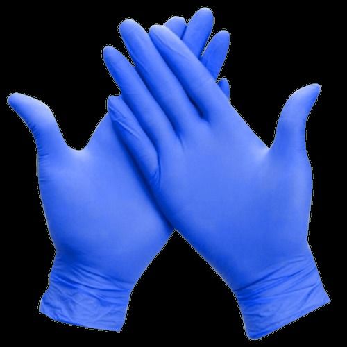 Blue Light Weight Disposable Sterile Surgical Gloves 
