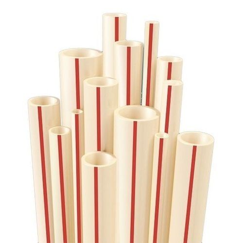 White Cpvc Pipes For Plumbing With Length 3-6 Meter And Diameter 15.9 Mm