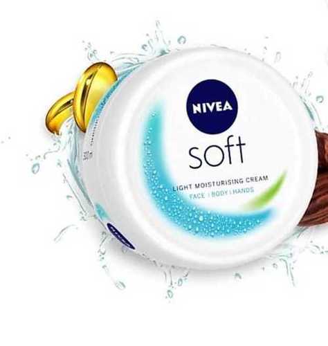 Daily Usable Easy To Apply Skin Friendliness Nivea Soft Light Moisturizing Face Cream