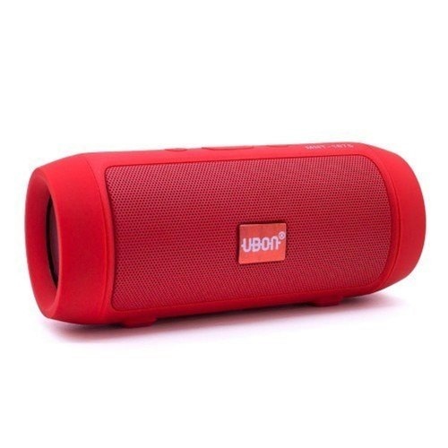 Sturdy Design Easy To Carry Elegant Look Round Red Bluetooth Speaker