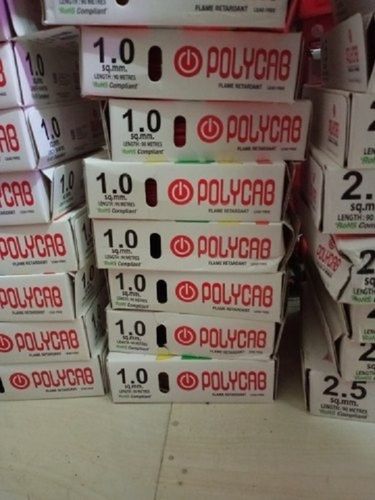 Polycab 1 Mm Wires For Home Appliances High Build Quality Durable Heavy Wire Material Conductor Material: Pvc Rubber