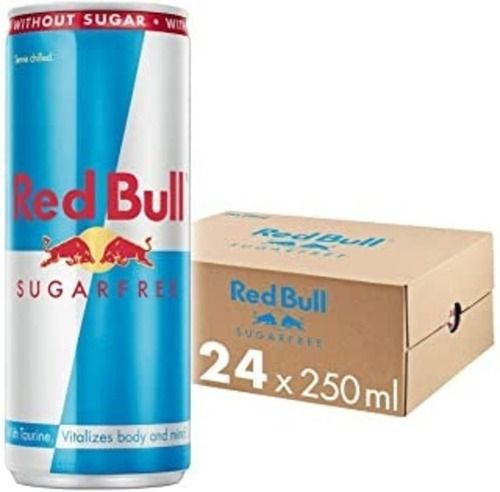 Red Bull Energy Drink Can 250ml With Sugar Free Packaging For Adults