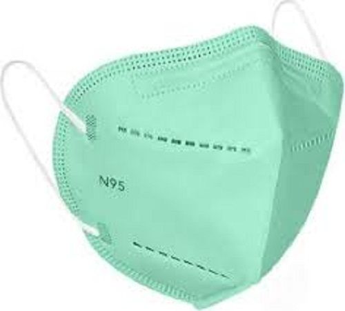 Skin Friendly Light Weight Comfortable And Breathable Mint Green N95 Face Mask Gender: Unisex