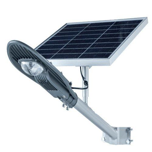 Black Solar Street Light With Solar Power 50W/75W And 5 Meter Pole Height