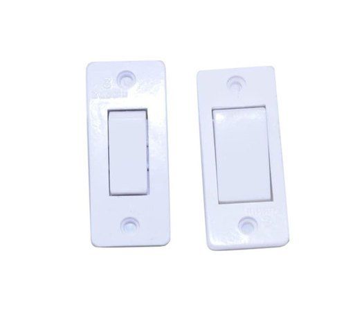 100% Safe Heavy-Duty Polycarbonate Electrical White Non-Modular Switch Size: Standard