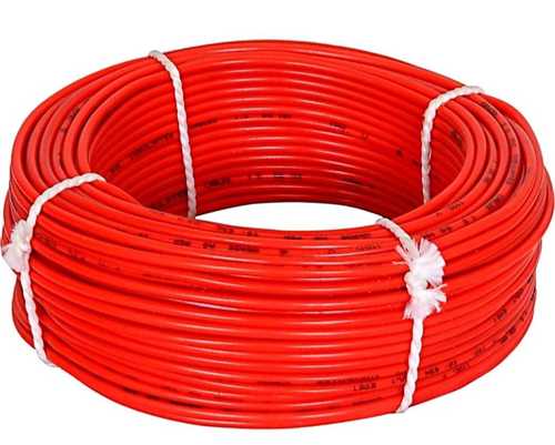 25 Mm Length Heat Resistant And Fire Proof Red Color Electrical Cable For Industrial  Conductor Material: Copper