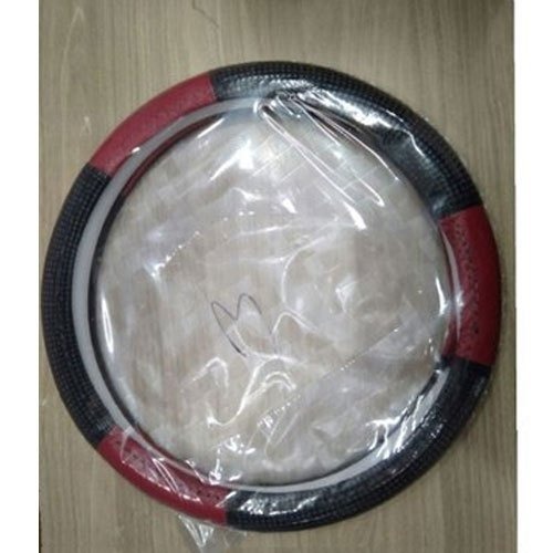Black And Red Durable And Long-Lasting Rubber Car Steering Wheel Cover at  Best Price in Thane