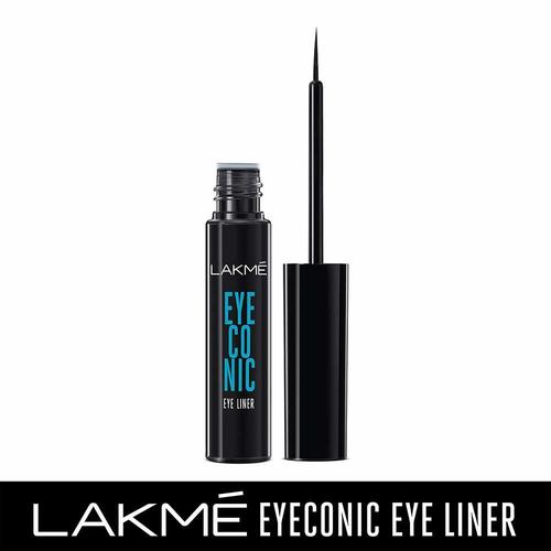 लंबे समय तक चलने वाले और वाटरप्रूफ के साथ Black Lakme Eyeconic लिक्विड आई लाइनर