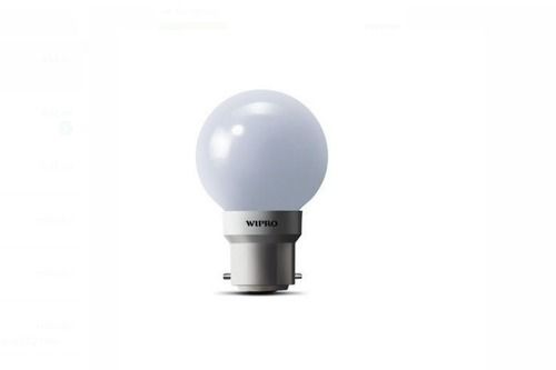 Energy Efficient Ceramic Wipro 0.5Watt Cool Daylight Led Bulbs, Related Voltage 220V Body Material: Aluminum