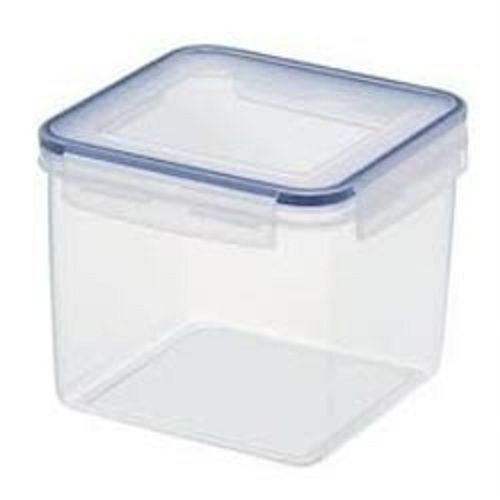 Environment Friendly And Affordable Easy To Use White Square Shape Plastic Storage Container