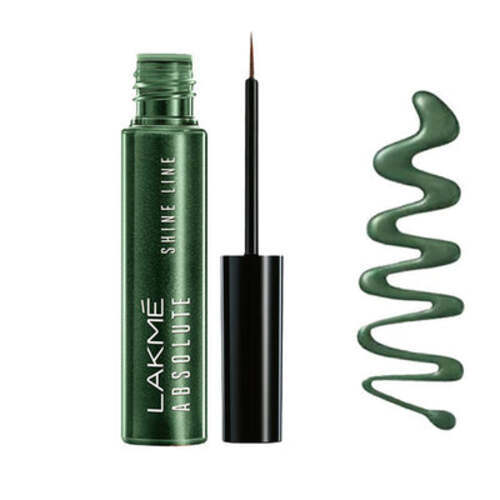 Green Lakme Absolute Shine Line Liquid Eye Liner With Pack Of 4.5 Ml Best For: Daily Use