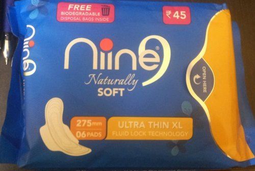 High-Absorbent 100% Cotton Niine Naturally Soft Adult Diaper, Ultra Thin Xl-Size 