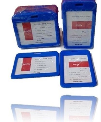 Oil Proof High Design And Light Weight Blue Pvc Id Card For School And Office Uses 