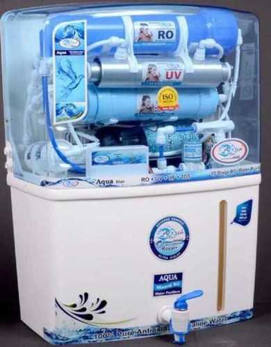 High-Efficiency UV Water Purifier - Plastic, 15.17 Inch Dimensions | 10 Liter Storage Capacity, Wall Mounted Design
