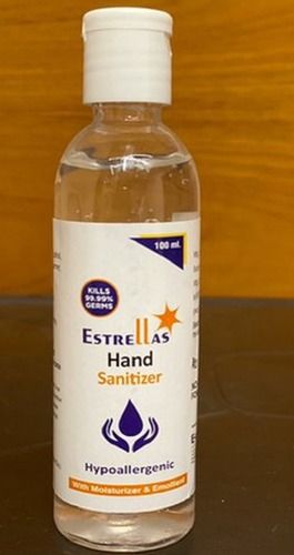 Skin Friendly And Easy To Use Estrellas Alcohol Based Hand Sanitizer 100 Ml Age Group: Suitable For All Ages