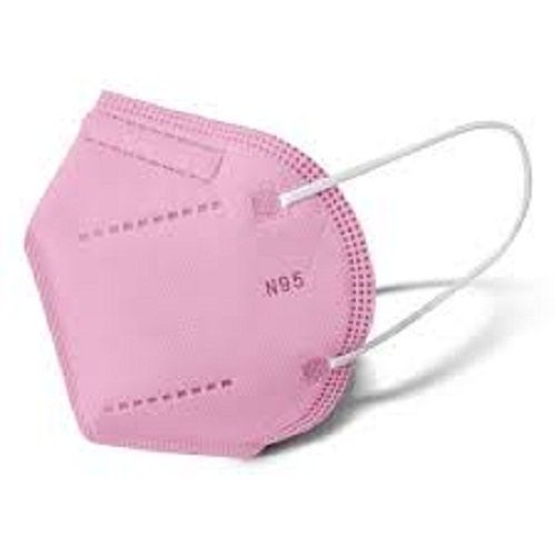 Skin Friendly Lightweight Comfortable To Wear Baby Pink Face N95 Face Mask Gender: Unisex