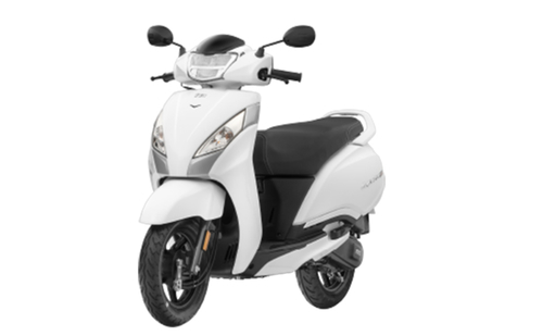 Tvs Jupiter 125Cc Scooty - Color: White