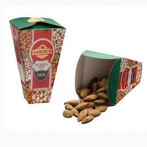 Vsd Organic Dry Pudina Almonds Set Of 2 Cone Pack