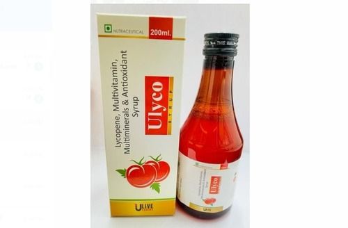 200 Ml Lycopene Multivitamin, Multi Minerals And Antioxidant Ulyco Syrup Dosage Form: Liquid