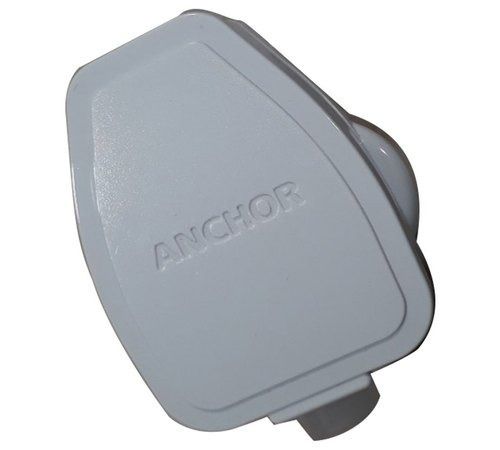 White Anchor 3 Pin Top Plug 16A Power Plug Three Pin Plug For Home And Electrical Uses