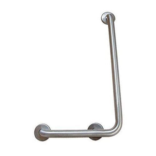 Pvc Easy To Clean Easy To Install L Shaped Stainless Steel Bathroom Grab Bar