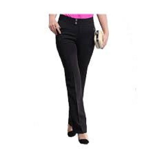 VONDA Womens High Waist Trousers Plain Straight Leg Trousers Casual Work Office  Trousers Plus Size Trousers Black  Amazoncombe Fashion