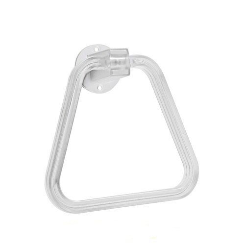 Round Durable And Long-Lasting Transparent Abs Bathroom Towel Rings For Bathroom Fitting