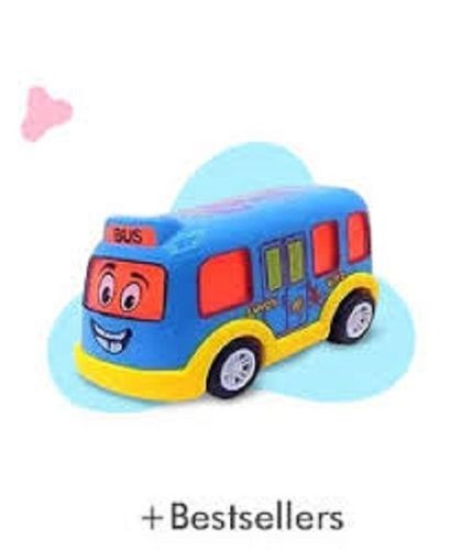 Easy To Clean Sturdy Design Kids Plastic Future Star School Bus Toy