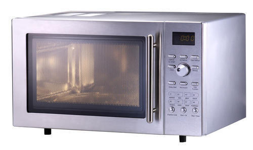 White 700 Watt And 220 Volts Menumaster Silver Single Door Microwave Oven With Digital Timer Control