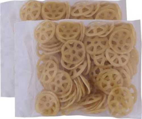 Indian Traditional Ready To Cook Wheels Fryums Snack For Party, Festival